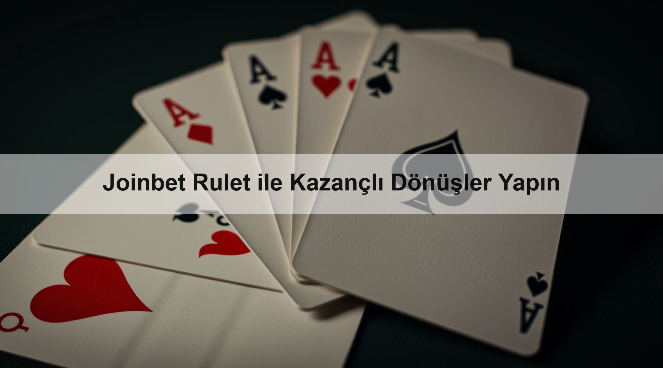 Joinbet Rulet ile Kazançlı Dönüşler Yapın